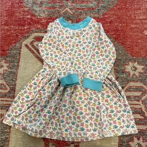 Mini Boden Blue and Yellow Floral Top